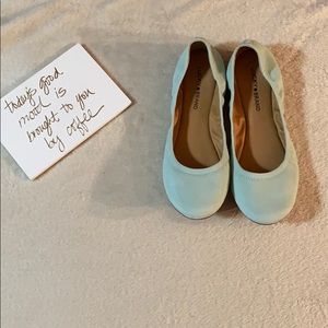 Lucky Brand Teal Flats